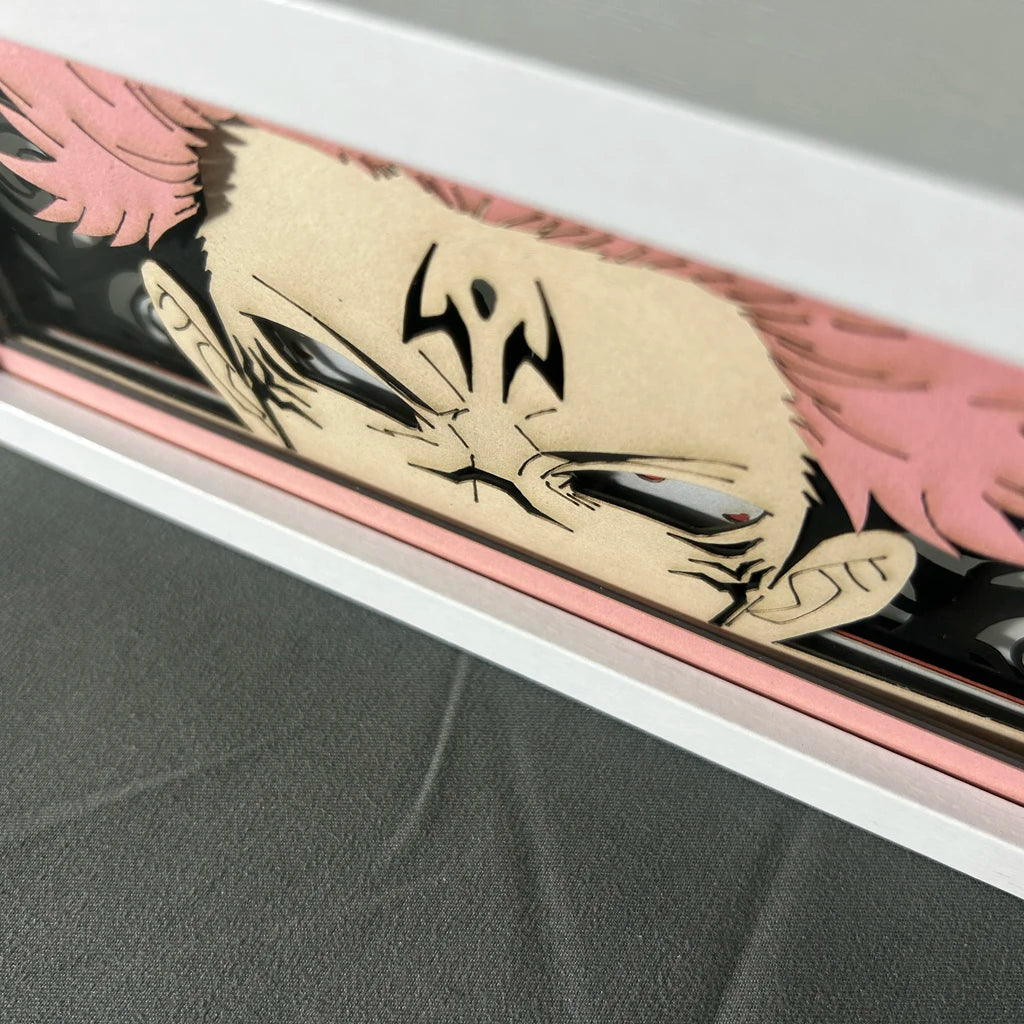 Jujutsu Kaisen Sukuna Light Box – 3D Anime LED Night Light